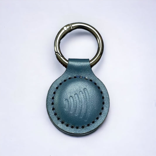 Bold Blue - NFC Natural Leather Keychain